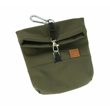 Kapsička na maškrty Softshell khaki 15 x 15 cm